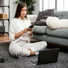 Tech-protect Ultraboost Lite kabel USB-C / Lightning PD 27W / 3A 2m, siva