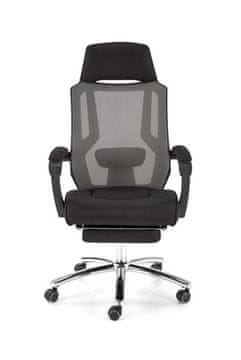 Halmar Pisarniški stol FREEMAN with footstool black / gray