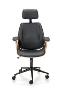 Halmar Pisarniški stol IGNAZIO swivel, walnut-black (1p=1szt)