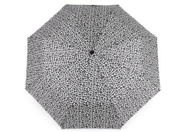 Ženski zložljivi dežnik - bel