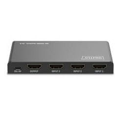 Digitus 3x1 stikalo HDMI, 4K/60Hz HDCP 2.2