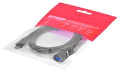 Unitek Adapter za kabel Unitek (C476BK-1M) USB-C (M) - USB-A (F), 10Gbps, 60 W, dolžina 1 m, črn, USB 3.2 Gen 2, idealen za hitro prenose podatkov in polnjenje.