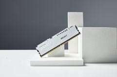 Kingston Kingston Technology FURY Beast 16GB DDR5 6400MT/s CL32 DIMM White EXPO za optimizirano zmogljivost vašega PC sistema