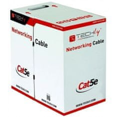 Techly Techly F/UTP Hank Kabel Cat.5E CCA 305m Trdi Zunanji Črni ITP8-RIS-0305LO, CE, RoHS, 1000 Mbit/s, PVC