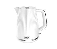 Tefal Kotel Tefal KO250130, 1,7 L, 2400 W, bel, s skritim grelnim elementom, avtomatsko izklop, ergonomski oprijem
