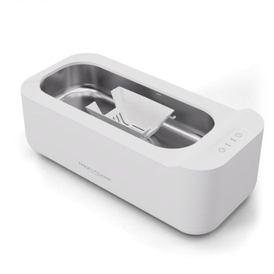 ProfiCare Ultrazvočni čistilec PROFICARE PC-USR 3120, 400 ml, 18 W, dotakni se krmiljenja, 43 kHz, 2 načina delovanja, bela barva