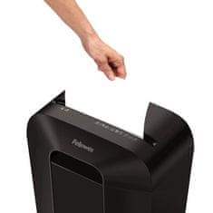 Fellowes Fellowes Powershred LX41 uničevalec dokumentov, črni, drobno rezanje, P-4, kapaciteta za 8 listov, 17 L koš - Odprta Embalaža