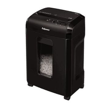 Fellowes Mikro-rezač papirja Fellowes Powershred 10M - črn, varnostni nivo P-5, 19L koš za papir, avtonomija 10 minut