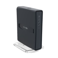Mikrotik Mikrotik hAP ac lite tower črna, brezžični usmerjevalnik s Power over Ethernet (PoE) in 5 RJ-45 vrati