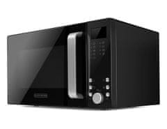 Black+Decker Mikrovalovna pečica z žarom Black+Decker BXMZ900E, 900W, 23L, črna, 9 programov kuhanja, enostavno čiščenje