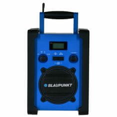 Blaupunkt Prenosni radio Blaupunkt PP30BT - črn in moder, 10h delovanja, LCD zaslon, FM radijski sprejemnik, stikalni nadzor
