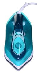 Philips Parni likalnik Philips 3000 serije, 2400 W, turkizna barva, keramična podloga, funkcija povečanja pare 180 g/min