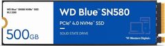 WD Western Digital Blue SN580 M.2 SSD 500 GB PCIe 4.0, 3600 MB/s, TLC - Hitrost in zanesljivost za vaš računalnik/laptope.