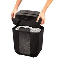 Fellowes Fellowes Powershred LX41 uničevalec dokumentov, črni, drobno rezanje, P-4, kapaciteta za 8 listov, 17 L koš - Odprta Embalaža