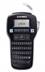 Dymo DYMO LabelManager LM160 prenosni tiskalnik etiket, brezžični, D1, QWERTY, 3x kasete S0720530, LCD zaslon, 12 mm/s
