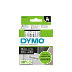 Dymo DYMO D1 standardna etiketa: črna na beli 12 mm, vodoodporna, UV odporna, 7 m, združljiva z LabelManager in LabelWriter 450 DUO