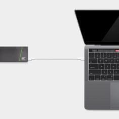 Green Cell Zeleno celico GC PowerStream USB kabel USB 3.2 Gen 1 (3.1 Gen 1) 0.3 m USB C bel, hitro polnjenje, pletena zaščita