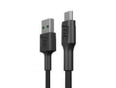 Green Cell USB kabel Green Cell KABGC23 0,3 m, USB 2.0, USB A na Micro-USB B, črn, moški, hitrost prenosa do 480 Mbit/s