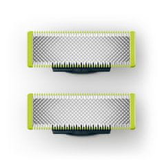 Philips Philips Norelco OneBlade QP220/51 - Rezervni rezila za britvico, 2 kosa, enostavno čiščenje, za model QP25xx, QP26xx, QP65xx, QP66xx