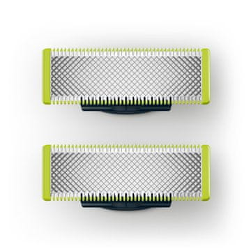 Philips Philips Norelco OneBlade QP220/51 - Rezervni rezila za britvico, 2 kosa, enostavno čiščenje, za model QP25xx, QP26xx, QP65xx, QP66xx