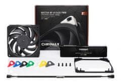 Noctua Noctua NF-A12X25 PWM CH.BK.S procesorski ventilator 12 cm, črn, s certifikatom RoHS, 6-letna garancija