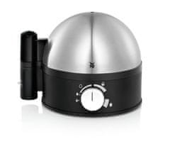 WMF WMF Stelio kuhalnik jajc 7 jajc, 380 W, črn in krom, z vgrajenim časovnikom in buzzerjem, za popolna jajca