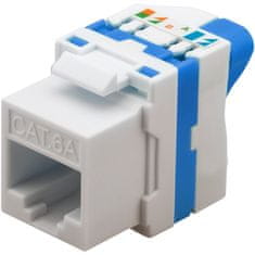 Techly Techly CAT 6a RJ45 Vtičnica UTP brez zaščitne ohišja, bela, 30.7 mm, 24 ur dostave, RoHS skladna
