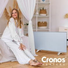 slomart Kronos Synthelith PRO CRP-770TWP 770W infra rdeče grelnik z WiFi in daljinskim upravljalnikom - sivo
