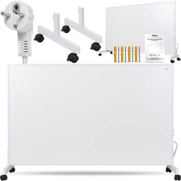 slomart Kronos Carbon P1000 1000W infrardeči grelnik za prostor - bel, primeren za notranjo uporabo, do 22 m²