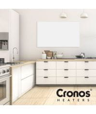 slomart Klimatska naprava Cronos Carbon P800, 800W infrardeča ogrevalna enota, bela, primerno za notranje prostore do 18 m²