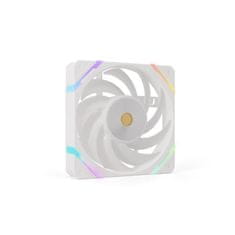 slomart Ventilator Valkyrie X12 ARGB bel - 1 ventilator, visok pretok zraka do 80 cfm, idealen za računalniške ohišja.