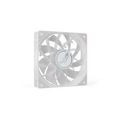 slomart Valkyrie V12F ARGB beli ventilator - visokozmogljiv s Fluid Dynamic Bearing, RGB osvetlitev, 700-1850 RPM, 75 CFM