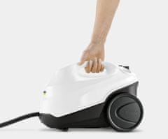 slomart Kärcher SC 3 EasyFix valjni parni čistilec 0,5 L, 1900 W, črn/bel, s prilagodljivim steamom in dodatki za čiščenje