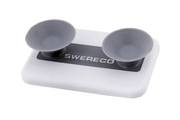 slomart Nail file with suction cups - bela in črna, enostavna uporaba, varno čiščenje, stenska montaža, 2 sesalna cupa