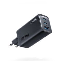 slomart Anker 737 GaNPrime polnilec 120 W, 3 priključki (1x USB-A, 2x USB-C), črna barva, univerzalna kompatibilnost