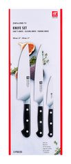 slomart KUHINJSKI NOŽ ZWILLING 38430-007-0 - Nerjaveče jeklo, črna ročaja, dolžina 100mm/200mm, trdota rezila 52 HRC