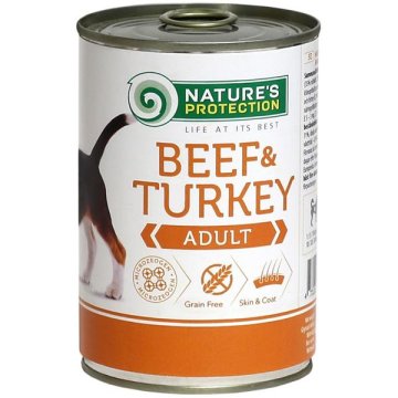 Nature's Protection Dog Cons. Odrasli govedina/turčija 400 g