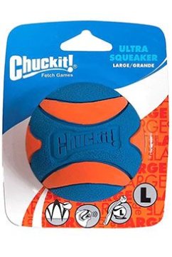 Igrača za pse Chuckit Ultra Squeaker Ball L 7cm