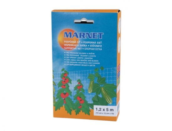 Marnet Podporna mreža bela 12x12cm 1,2x5m