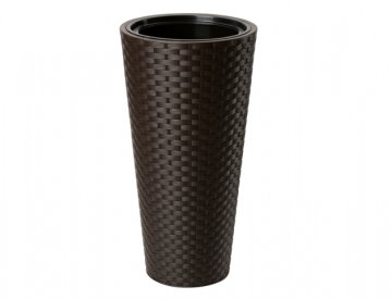 eoshop Pokrov za cvetlični lonec RATTANA SLIM plastika d40x79cm