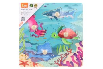 Lesena sestavljanka - morje