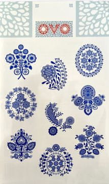 OVO - nalepke z načrtom