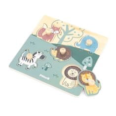 Viga Lesena sestavljanka za vstavljanje živali