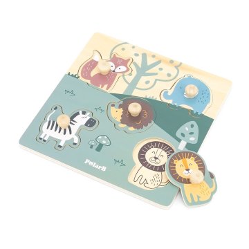 Viga Lesena sestavljanka za vstavljanje živali