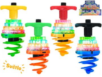 9,5x6 cm račka na baterije z lučko - mešanica barv (zelena, oranžna, modra, rumena)