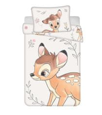 Jerry Fabrics Prevleke za otroško posteljico Bambi Beige baby Bombaž, 100/135, 40/60 cm