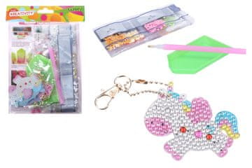 Kreativni diamantni obesek za ključe, 5 kosov