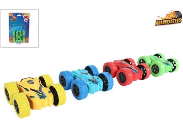 Avto Roadblasters 180° 8 cm na vztrajniku - mešanica barv (rumena, modra, rdeča, zelena)