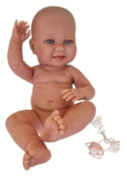 Llorens 738AB NEW BORN DOLL - realistična dojenčkova lutka z vinilnim telesom - 40 cm
