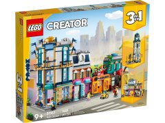 LEGO LEGO Creator 3 v 1 31141 Glavna ulica, 1459 kosov, 6 minifigur, Starost 9+, odlična igrača za domišljijo